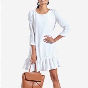 Persifor Bright White Poppy Dress NWT XS